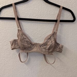 Free People Lace Underwire Bra - Cream